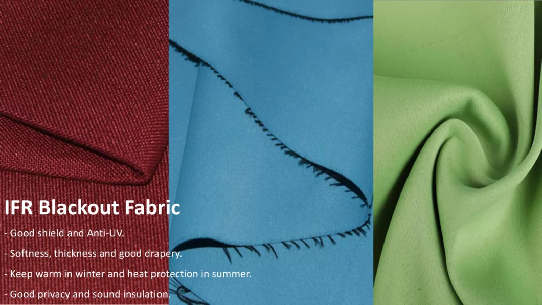 100% Polyester Inherent Flame Retardant Jacquard Curtain Fabric