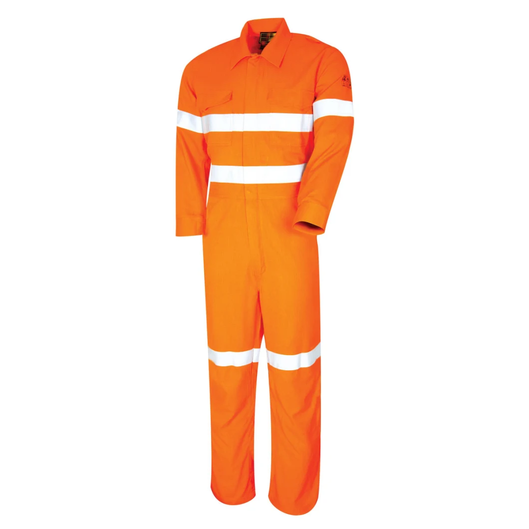 Twill Customized Workwear Arc-Flash Protection Anti-Acid Meltproof Uniform Waterproof Oil Resistance Antistatic Permanent Fr Hi Vis Safety Jacket Trousers Pants