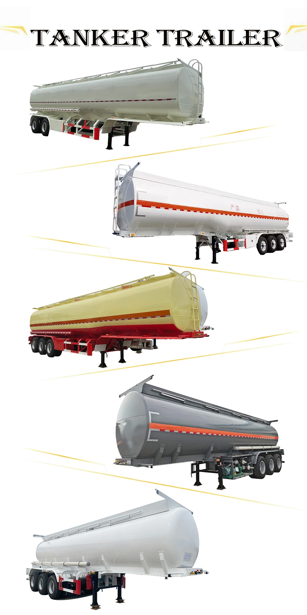 42000lts 3 Axle Semi Fuel Tank Trailer Carbon Steel for Sale Widely Used Insulated Fuel Transport Trailer