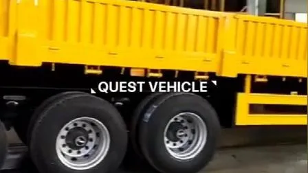 メーカー: サイドドロップサイド付きトラックトレーラー、ドロップサイド付き断熱貨物トレーラー