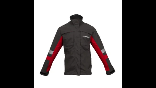 カスタマイズされた綿作業服アークフラッシュ保護および耐酸溶融性 Fr 安全ジャケット